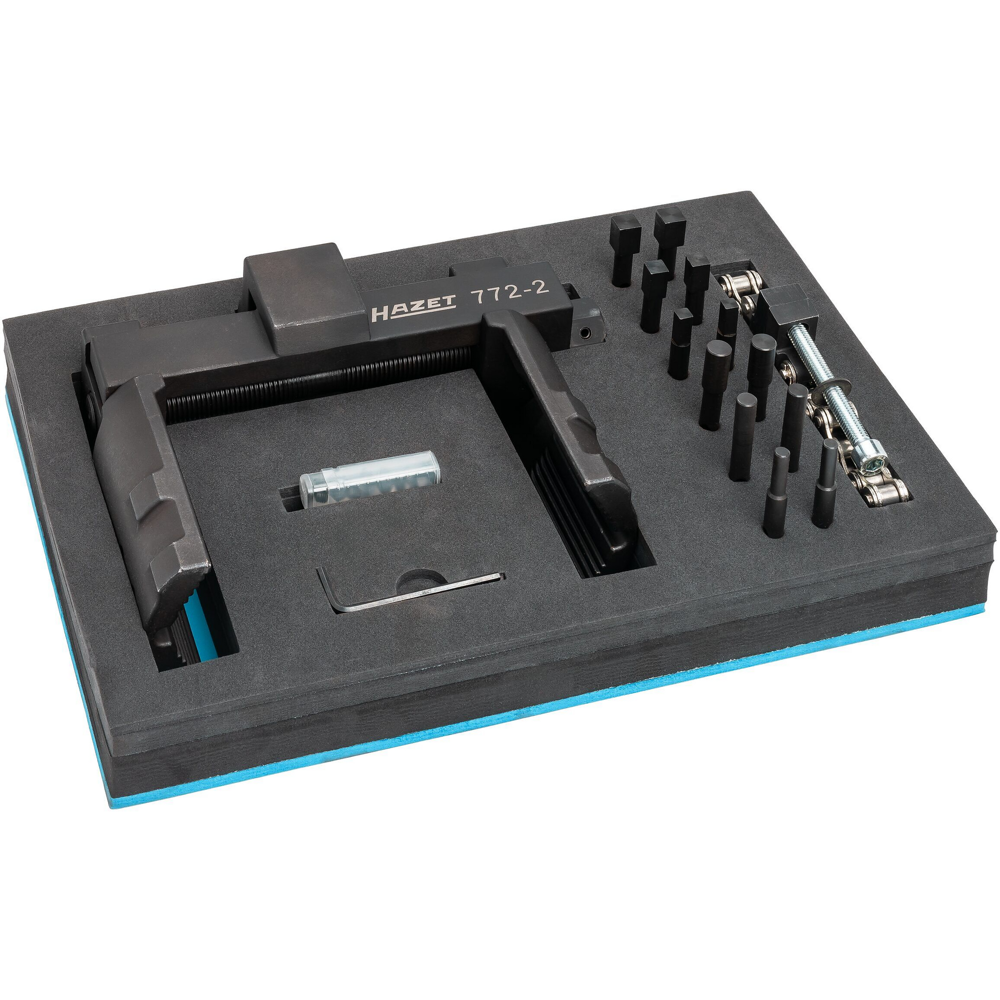 Hazet 772-2/16 Universal axle and locknut wrench unit tool set