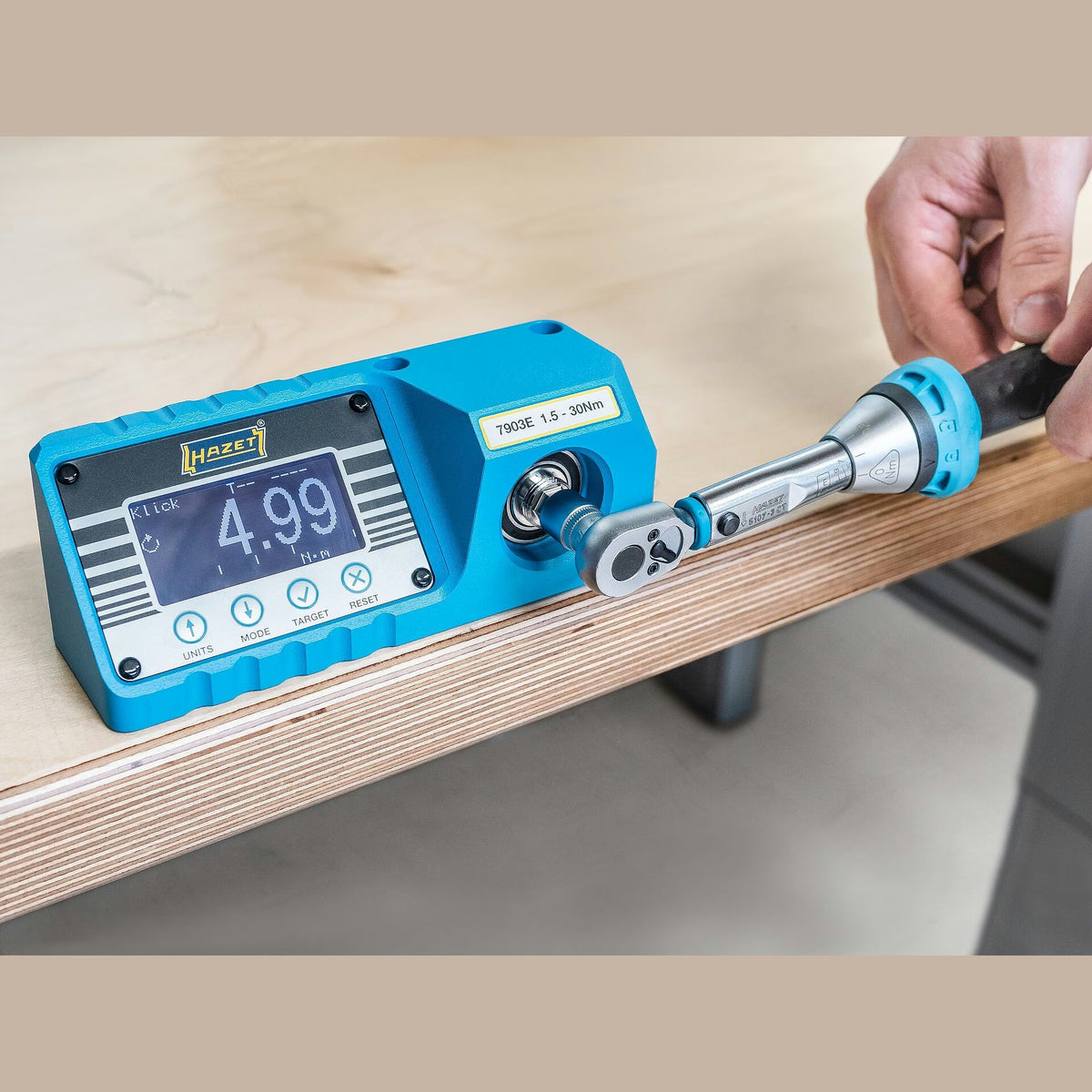 Hazet 7903E Torque tester ∙ electronic ∙ 1.5– 30 Nm