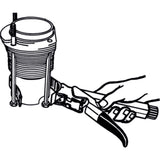Hazet 794U-3 Piston Ring Collet Chuck