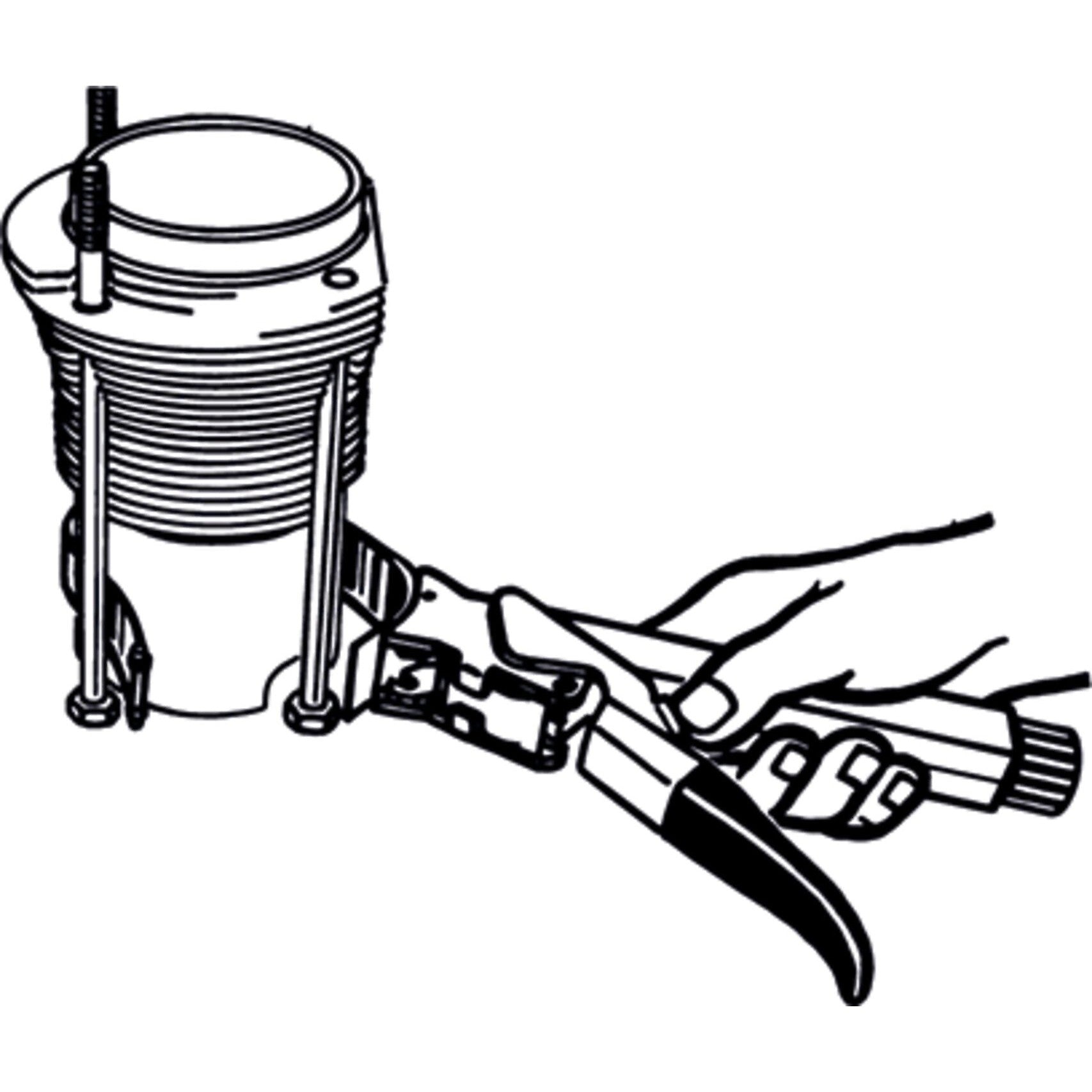 Hazet 794U-3 Piston Ring Collet Chuck
