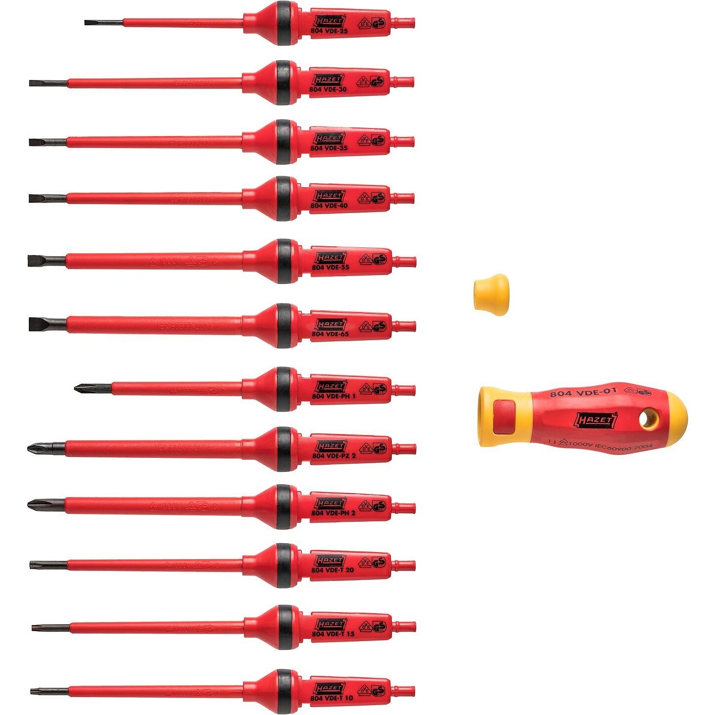 Hazet 804VDE/14 Screwdriver set ∙ with protective insulation