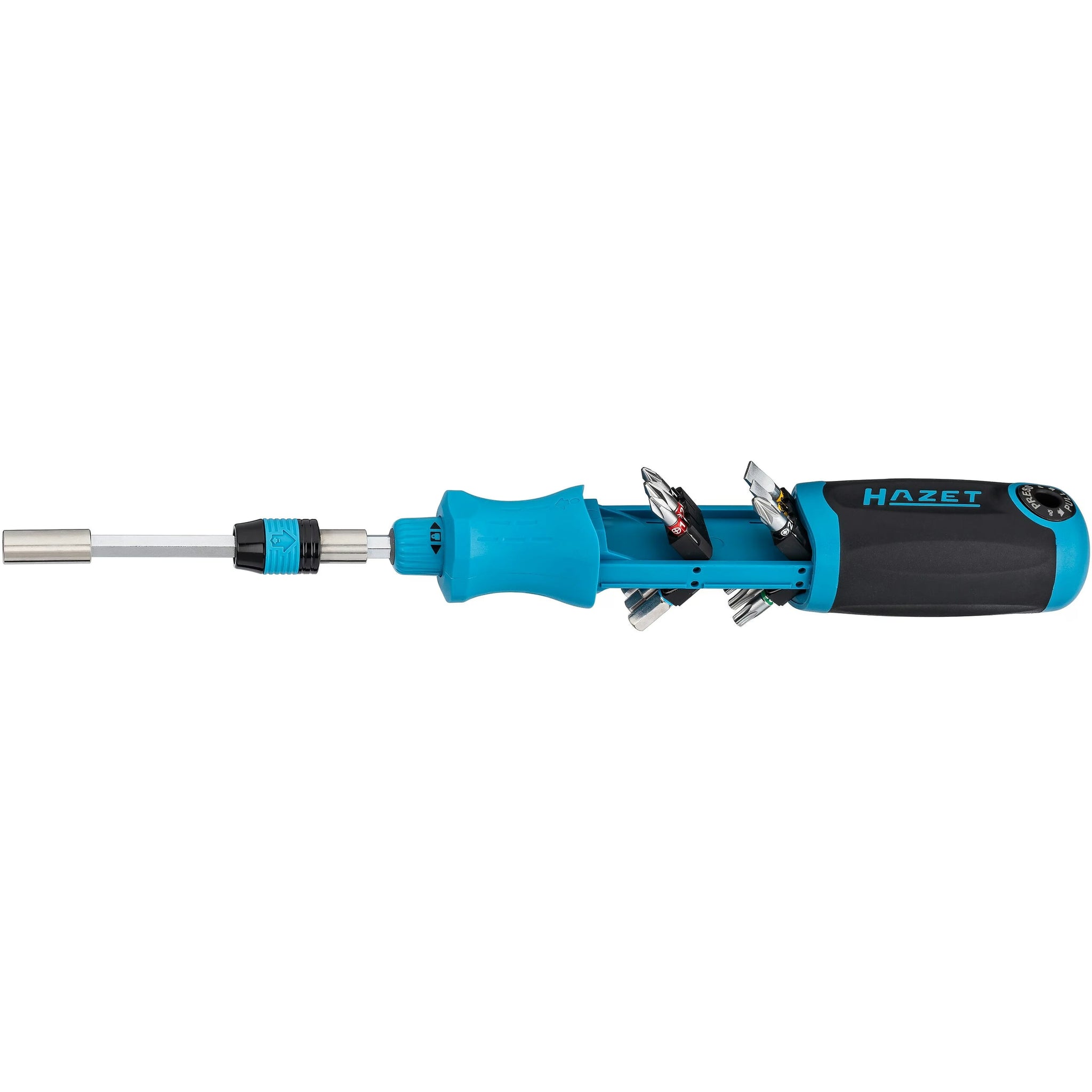Hazet 811R-3 Ratcheting bit screwdriver with built-in magazine