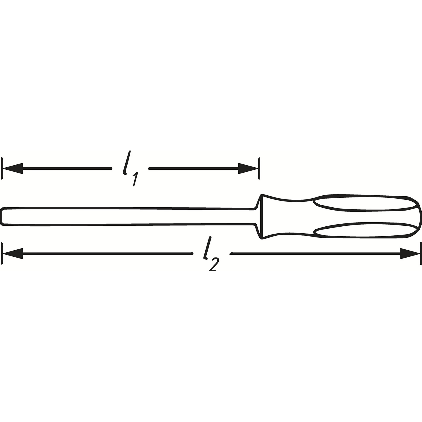 Hazet 811R-4 Ratcheting 1/4" Bit Holding Screwdriver with Magazine