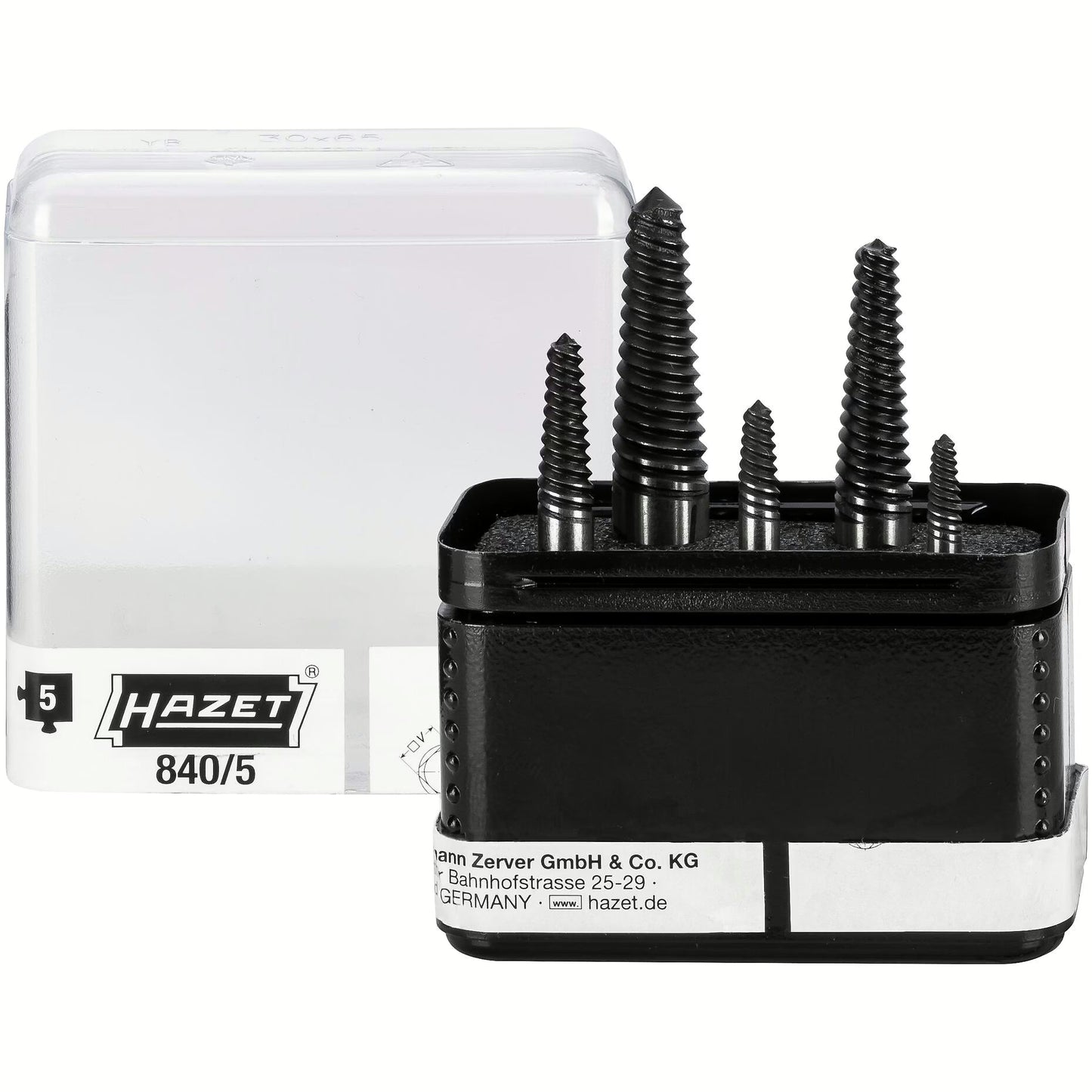 Hazet 840/5 Screw extractor set