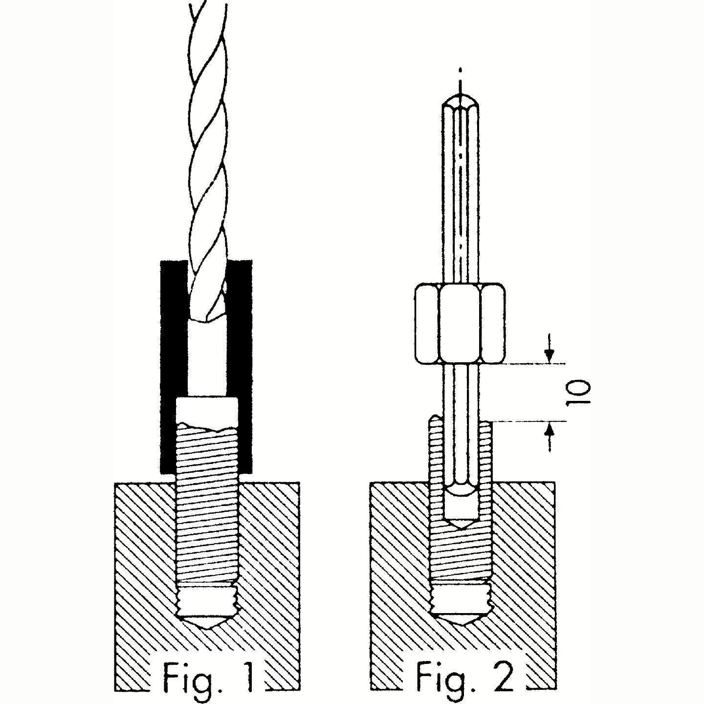 Hazet 841/25 Stud extractor set
