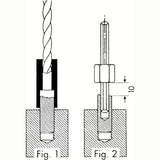 Hazet 841/25 Stud extractor set