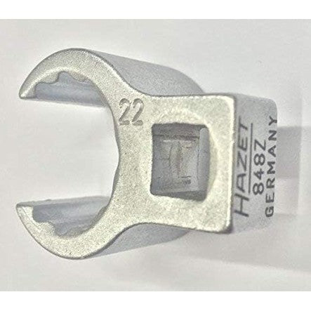 Hazet 848Z-22 - 12 Point Crowfoot Socket, 22mm,3/8" Drive