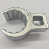Hazet 848Z-22 - 12 Point Crowfoot Socket, 22mm,3/8" Drive