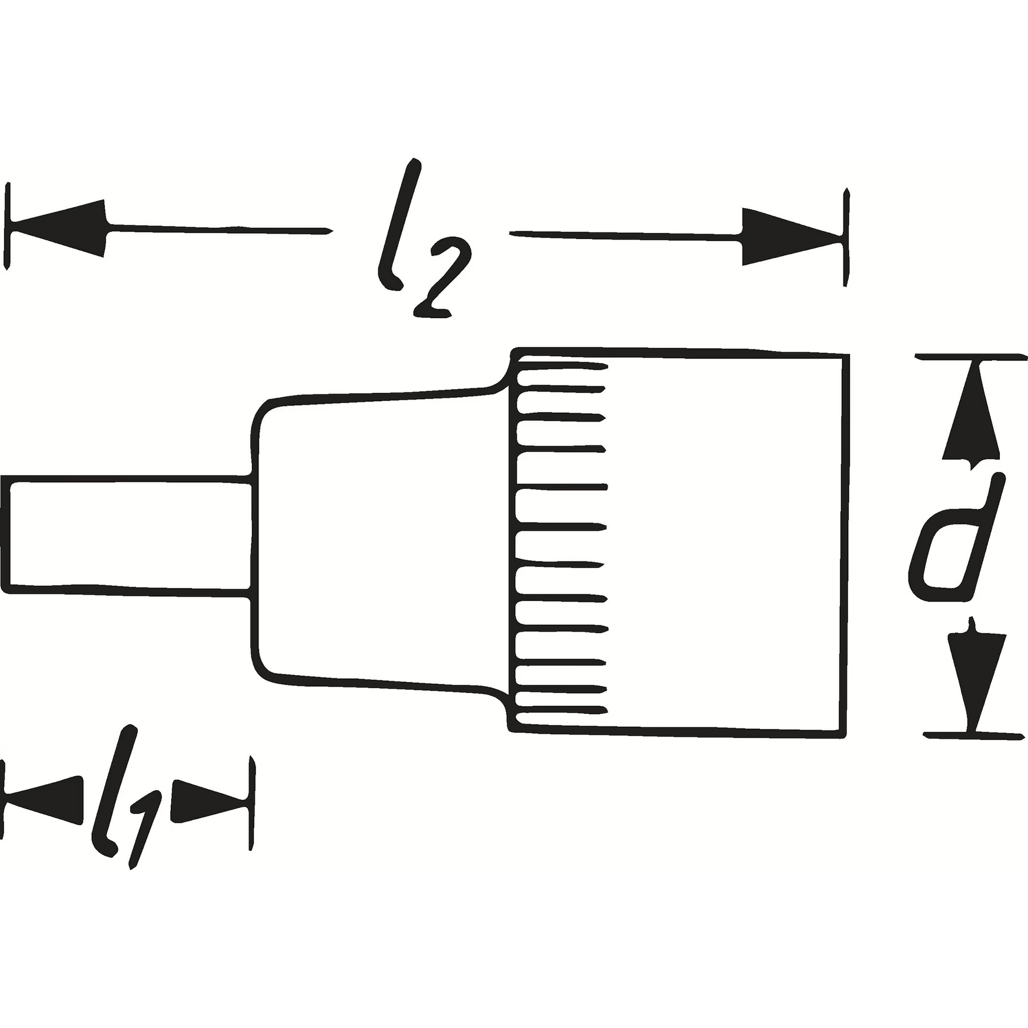 Hazet 8501-4 - 1⁄4″ Hex Screwdriver Socket, 4 mm