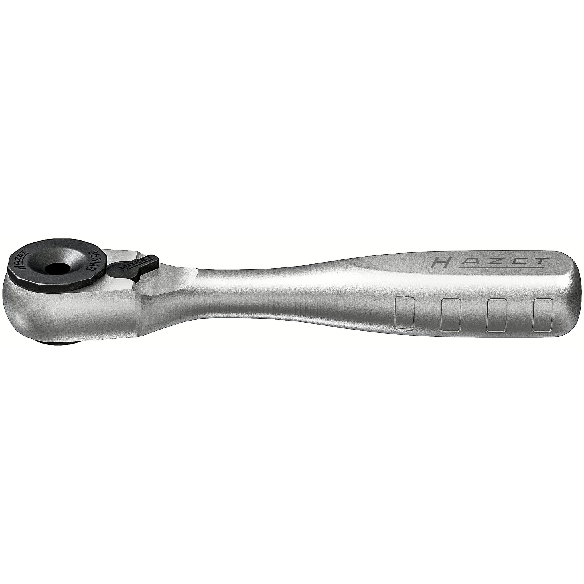 Hazet 863MB - 1⁄4″ Reversible Ratchet, Solid Steel