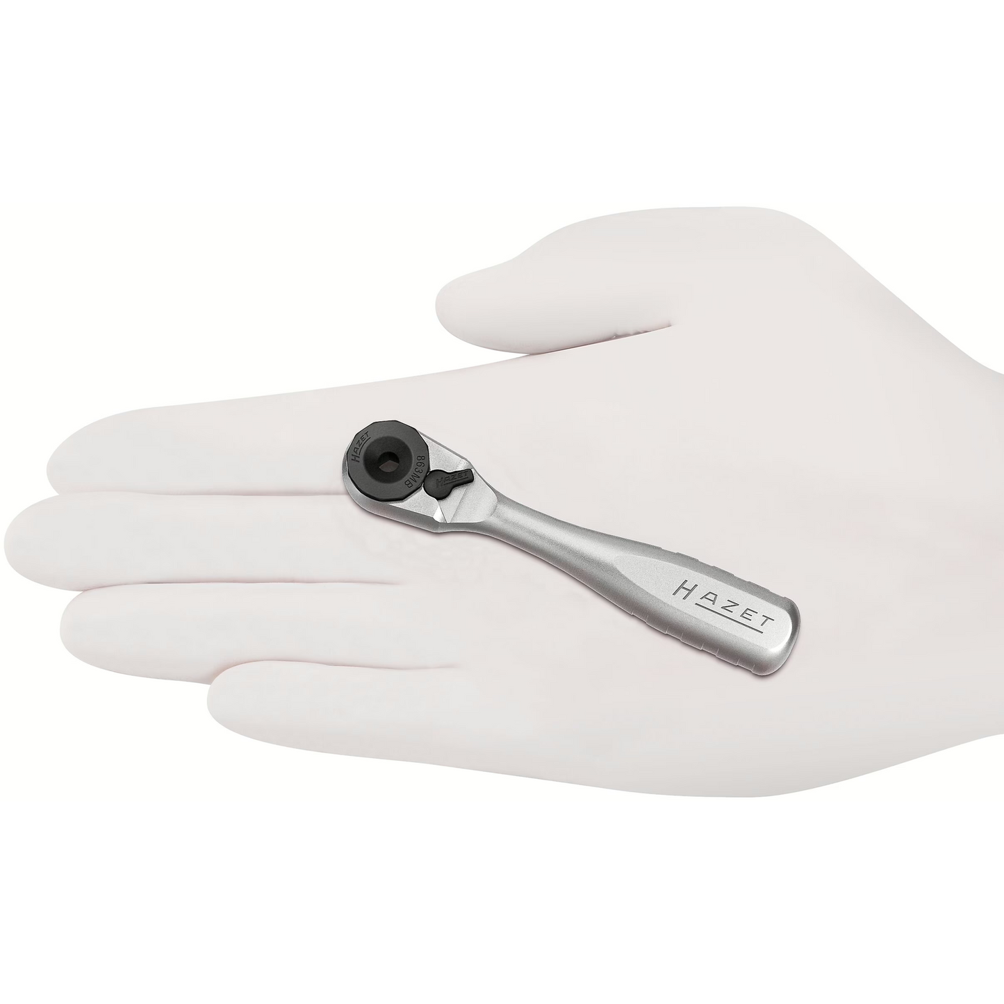 Hazet 863MB - 1⁄4″ Reversible Ratchet, Solid Steel