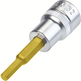 Hazet 8801A-5/32 - 5/32" Hex Titanium-Nitride Bit Socket 3/8"
