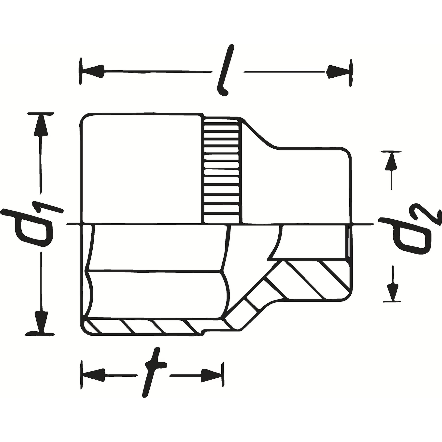 Hazet 880AZ-7/8 - 3⁄8″ Socket 12-Point Outside Traction Profile