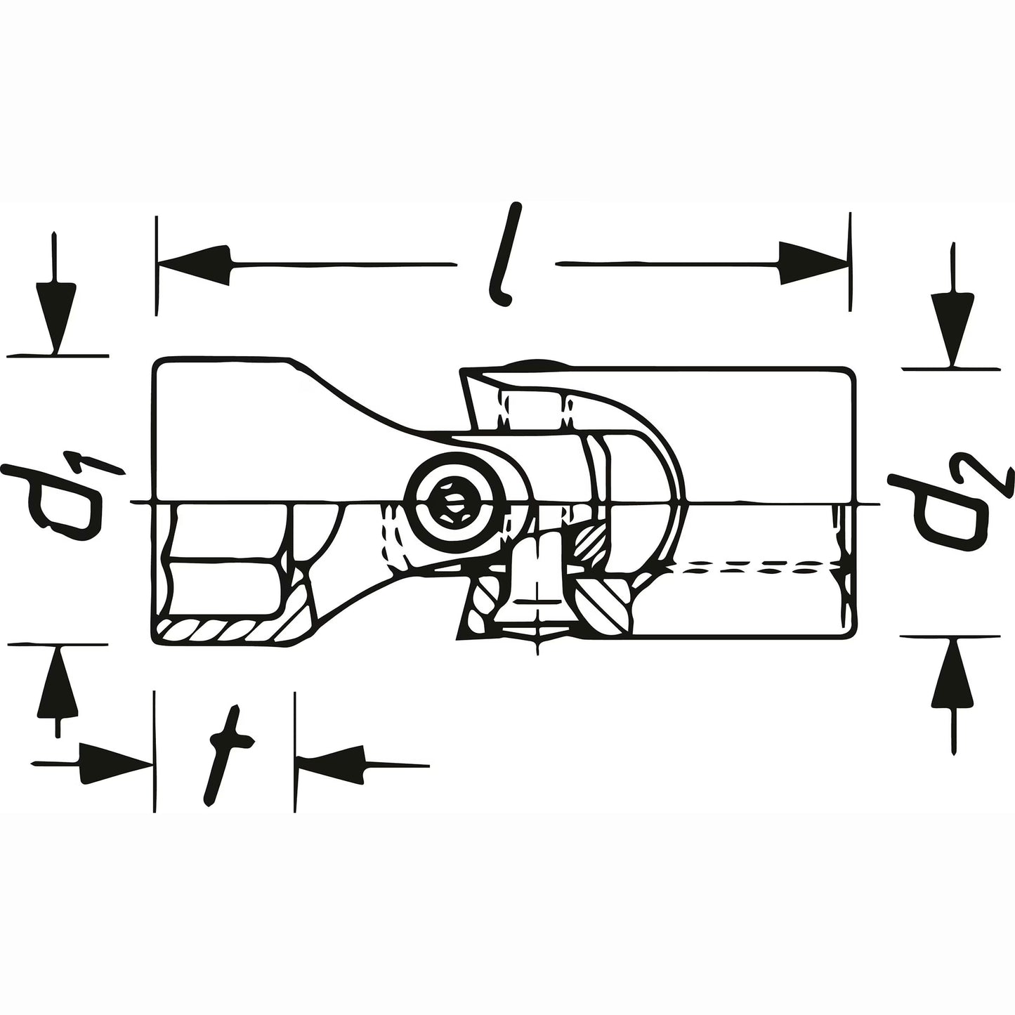 Hazet 880G-11 3⁄8″ Universal joint socket ∙ Outer 6-point traction profile ∙ 11 mm