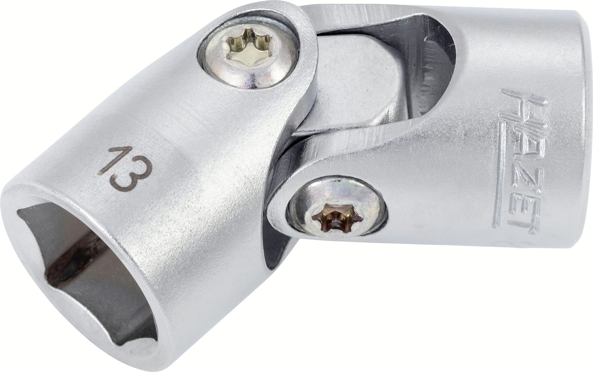Hazet 880G-13 3⁄8″ Universal joint socket ∙ Outer 6-point traction profile ∙ 13 mm