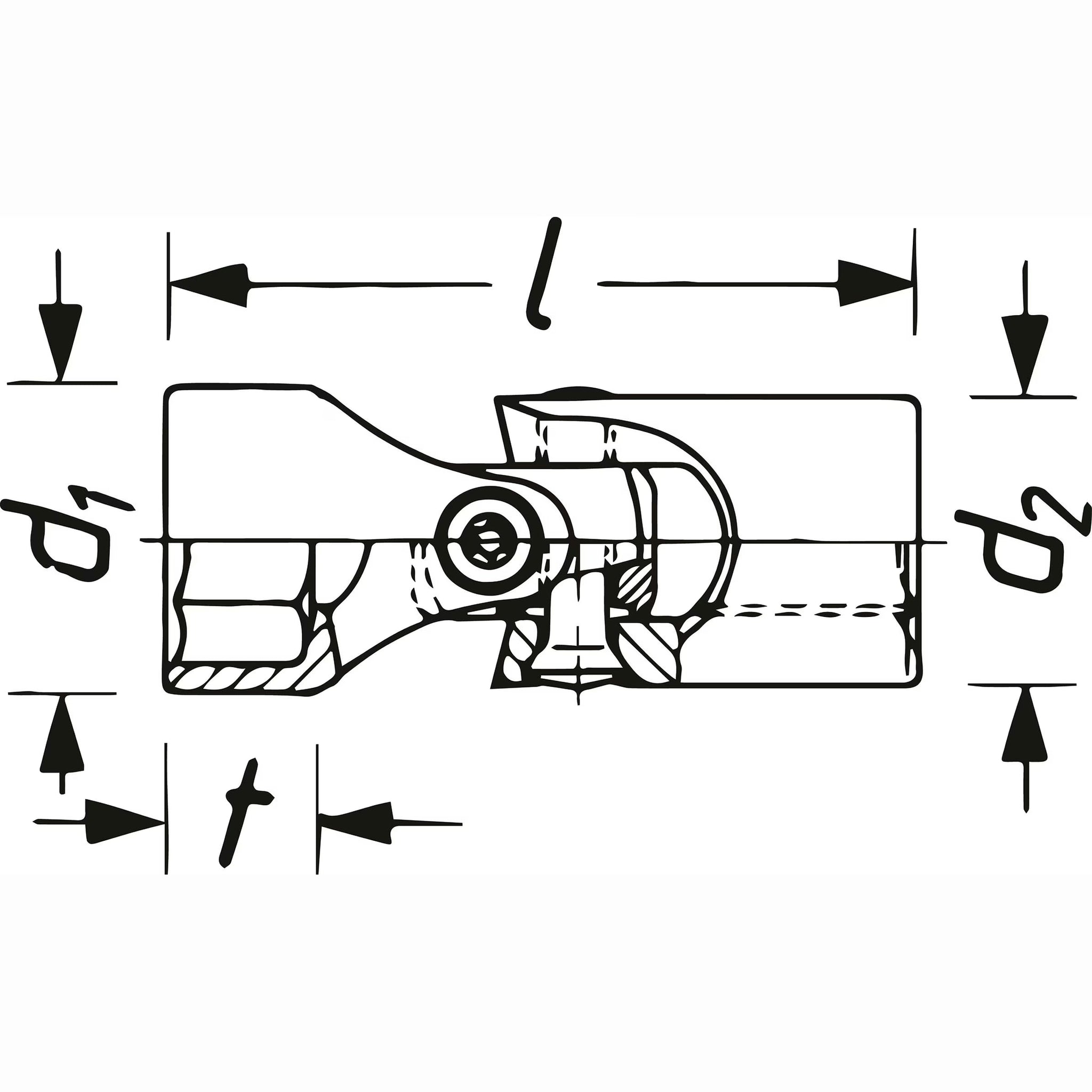 Hazet 880G-14 3⁄8″ Universal joint socket ∙ Outer 6-point traction profile ∙ 14 mm
