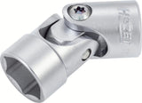 Hazet 880G-15 3⁄8″ Universal joint socket ∙ Outer 6-point traction profile ∙ 15 mm