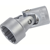 Hazet 880G-Z18 - 3⁄8″ Universal Joint Socket 12-Point Outside Traction Profile