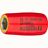 Hazet 880KV-11 3⁄8″ Socket ∙ with protective insulation ∙ Outside hexagon traction profile ∙ 11 mm