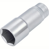 Hazet 880LG-21 3⁄8″ Socket ∙ Outer 6-point traction profile ∙ 21 mm