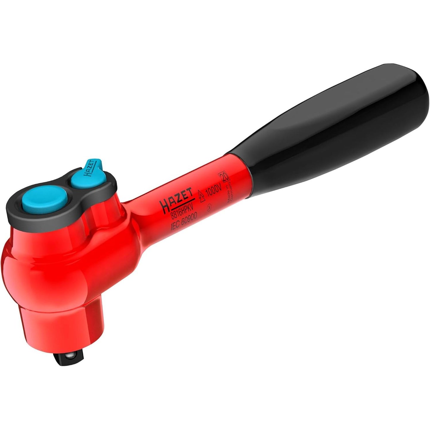 Hazet 8816HPKV - 3⁄8″ HiPer Fine-Tooth Reversible rRatchet With Protective Insulation