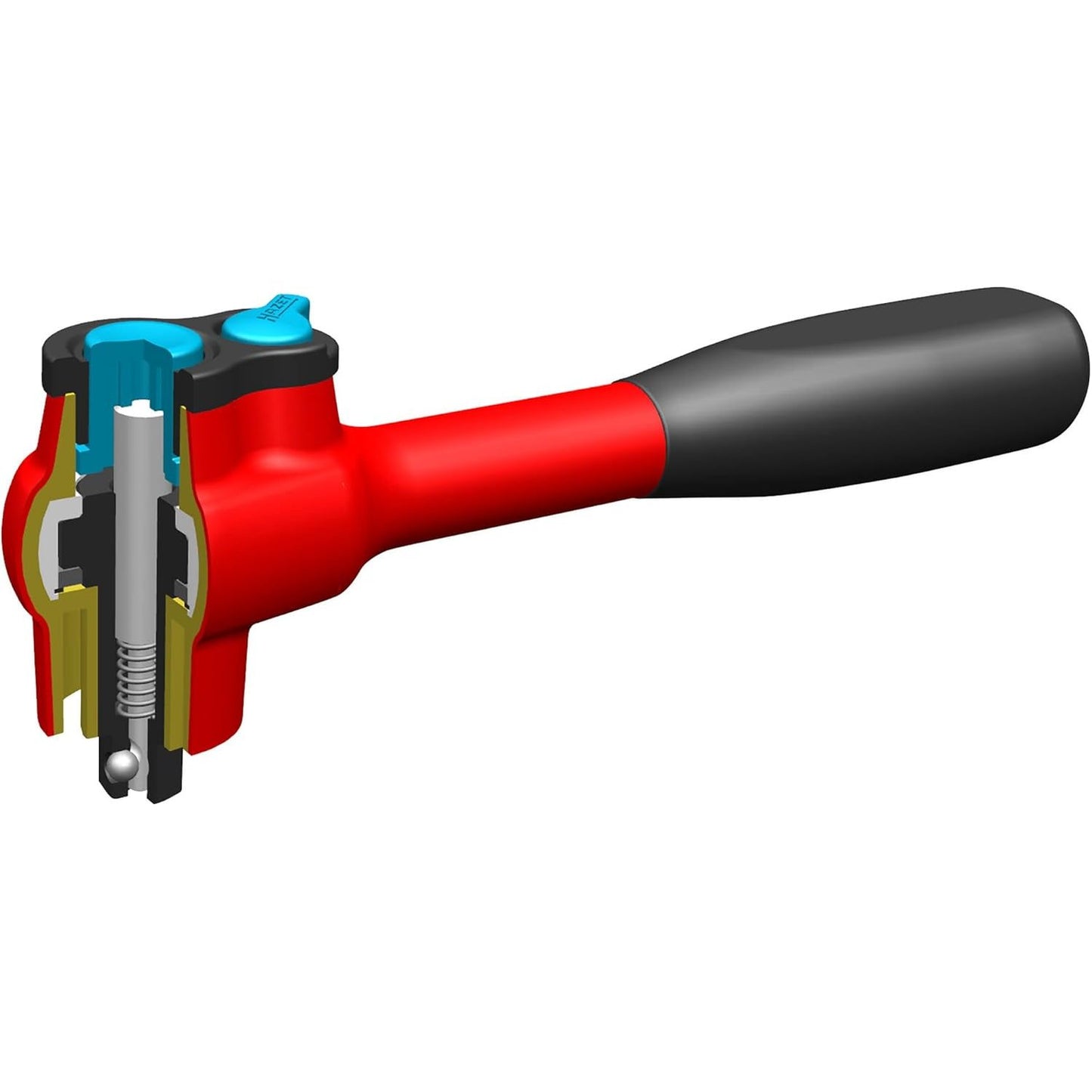 Hazet 8816HPKV - 3⁄8″ HiPer Fine-Tooth Reversible rRatchet With Protective Insulation