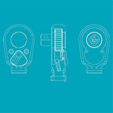 Hazet 8816P - 3⁄8″ Reversible Ratchet