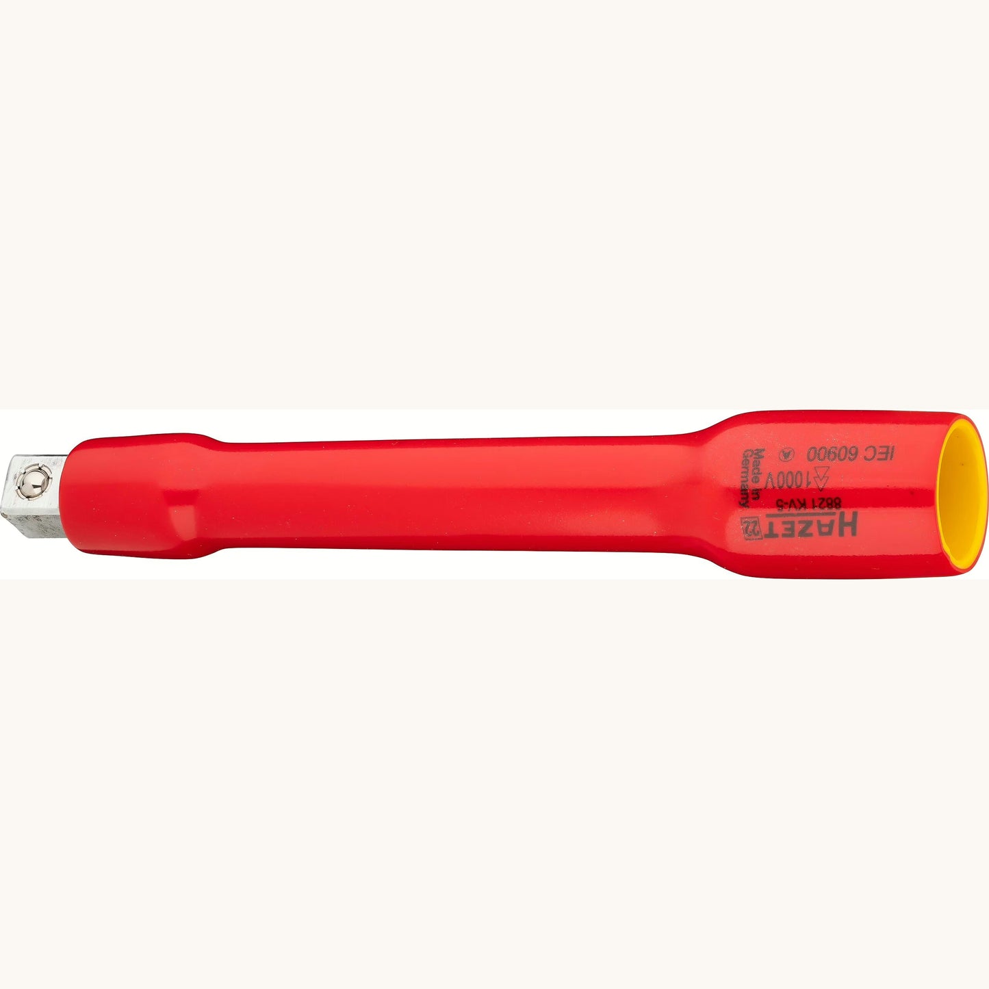Hazet 8821KV-5 3⁄8″→3⁄8″ Extension ∙ with protective insulation ∙ Length: 142 mm