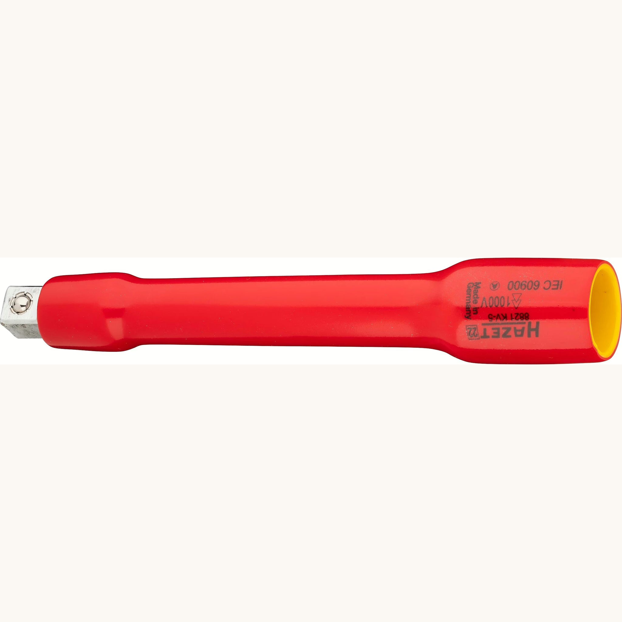 Hazet 8821KV-5 3⁄8″→3⁄8″ Extension ∙ with protective insulation ∙ Length: 142 mm