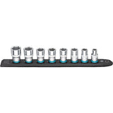 Hazet 900E-SR/8 SmartRail 1/2" External Torx Socket Set, 8 Pieces