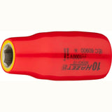 Hazet 900KV-10 1⁄2″ Socket ∙ with protective insulation ∙ Outside hexagon traction profile ∙ 10 mm