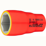 Hazet 900KV-23 1⁄2″ Socket ∙ with protective insulation ∙ Outside hexagon traction profile ∙ 23 mm