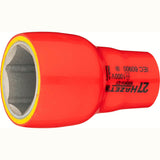 Hazet 900KV-27 1⁄2″ Socket ∙ with protective insulation ∙ Outside hexagon traction profile ∙ 27 mm
