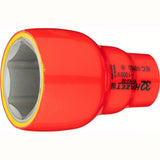 Hazet 900KV-32 1⁄2″ Socket ∙ with protective insulation ∙ Outside hexagon traction profile ∙ 32 mm