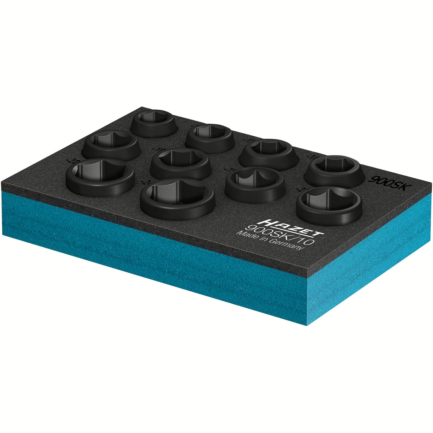 Hazet 900SK/10 1⁄2″ Impact socket set ∙ Outside hexagon traction profile