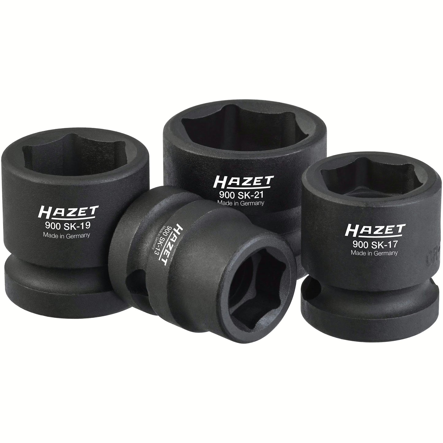 Hazet 900SK/4 1⁄2″ Impact socket set ∙ Outside hexagon traction profile