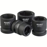 Hazet 900SK/4 1⁄2″ Impact socket set ∙ Outside hexagon traction profile