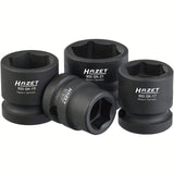 Hazet 900SK/4 1⁄2″ Impact socket set ∙ Outside hexagon traction profile