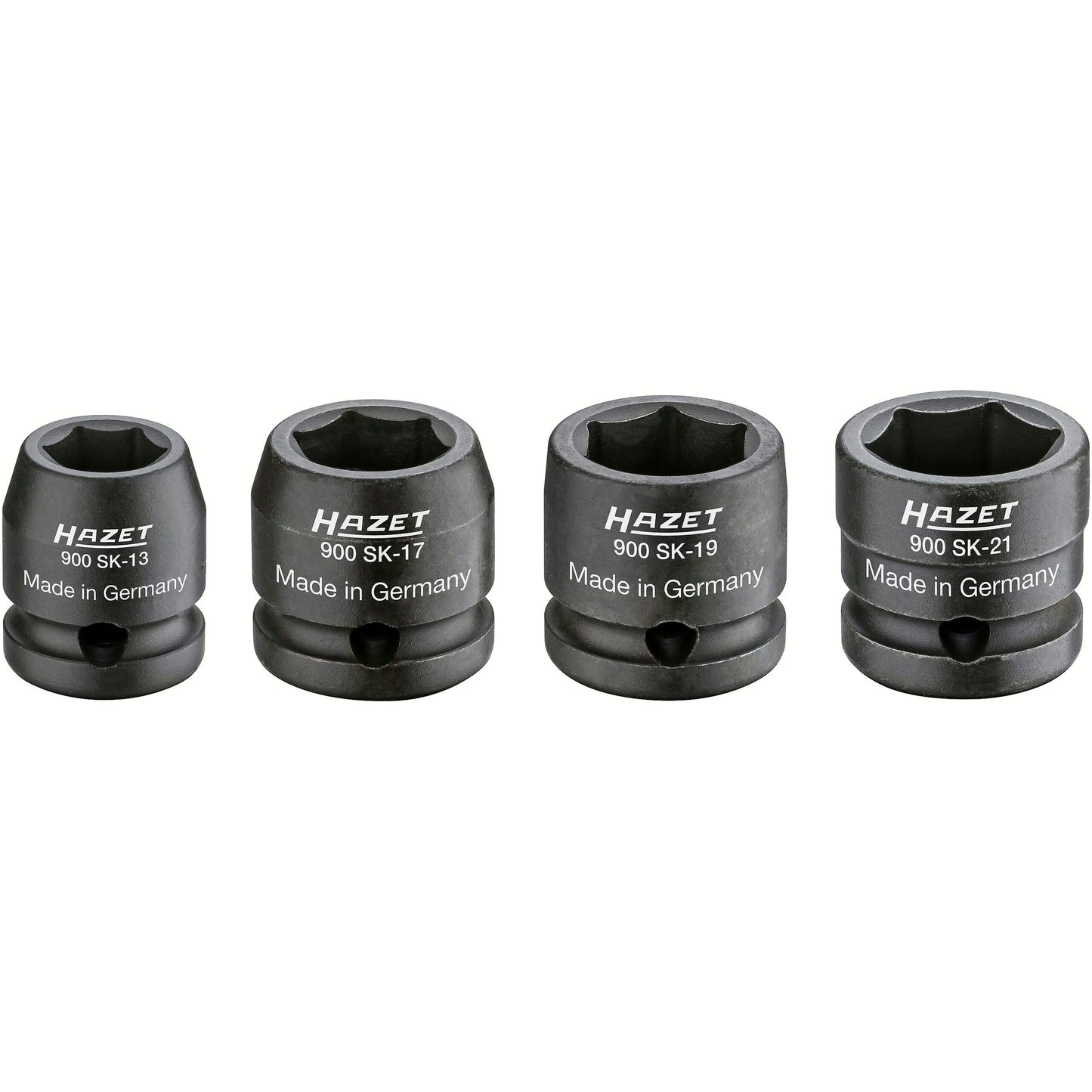 Hazet 900SK/4 1⁄2″ Impact socket set ∙ Outside hexagon traction profile