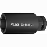 Hazet 900SLG6-24 1⁄2″ ∙ 24 mm outside hexagon Impact socket ∙ Outer 6-point traction profile ∙ 24 mm