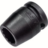 Hazet 900SZ-16 1⁄2″ Impact socket ∙ Outside 12-point traction profile ∙ 16 mm