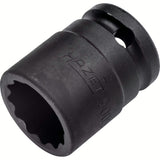 Hazet 900SZ-21 1⁄2″ Impact socket ∙ Outside 12-point traction profile ∙ 21 mm