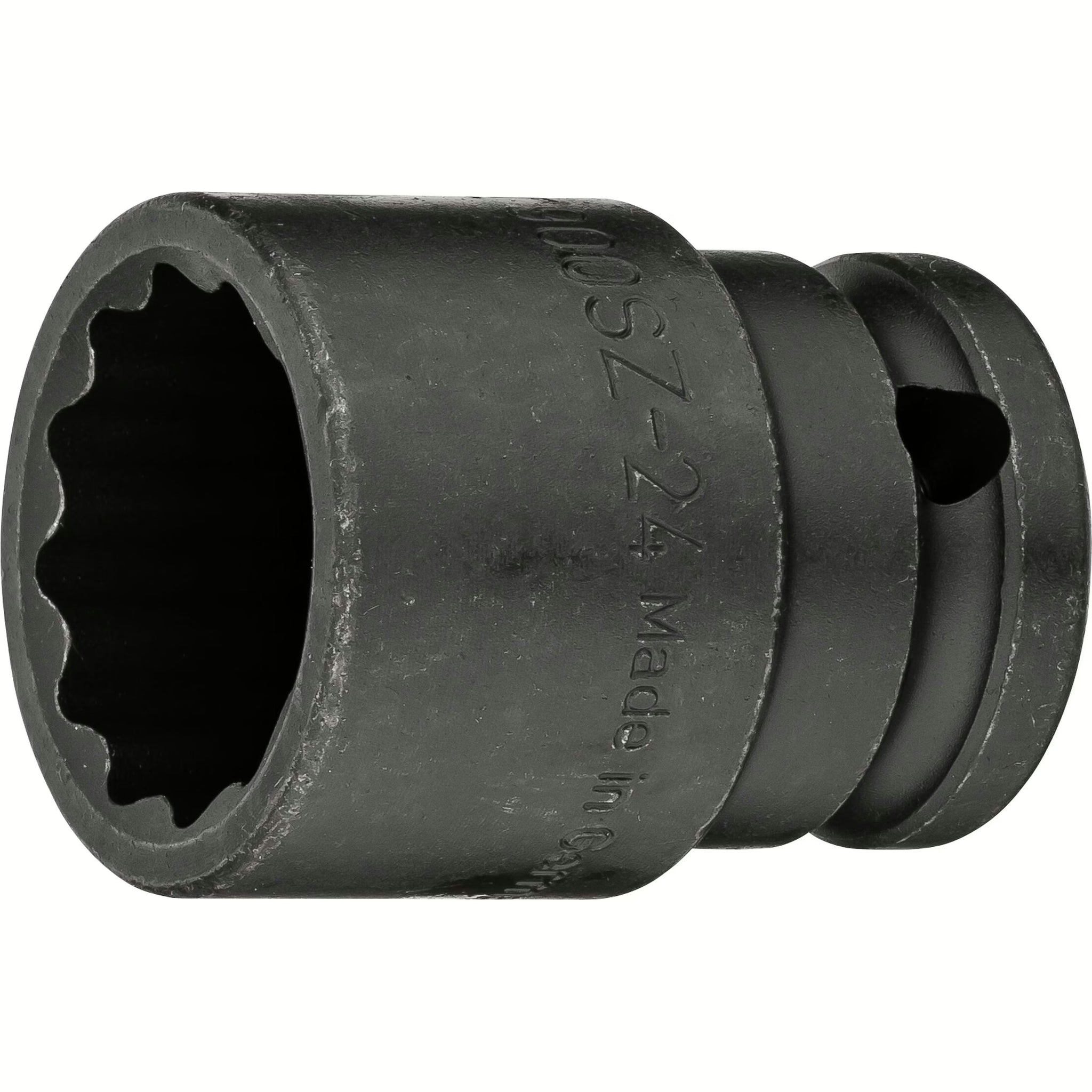 Hazet 900SZ-24 1⁄2″ Impact socket ∙ Outside 12-point traction profile ∙ 24 mm