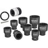 Hazet 900SZ6/11 1⁄2″ ∙ 24 mm outside hexagon Impact socket set ∙ Outside 12-point traction profile