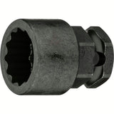 Hazet 900SZ6-21 1⁄2″ ∙ 24 mm outside hexagon Impact socket ∙ Outside 12-point traction profile ∙ 21 mm