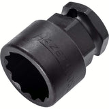 Hazet 900SZ6-22 1⁄2″ ∙ 24 mm outside hexagon Impact socket ∙ Outside 12-point traction profile ∙ 22 mm