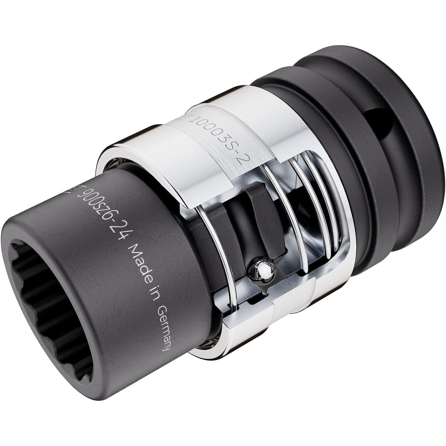 Hazet 900SZ6-27 1⁄2″ ∙ 24 mm outside hexagon Impact socket ∙ Outside 12-point traction profile ∙ 27 mm