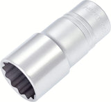 Hazet 900TZ-30 1⁄2″ Socket ∙ Outside 12-point traction profile ∙ 30 mm