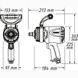 Hazet 9013TT 3⁄4″ Twin Turbo impact wrench ∙ 4100 Nm