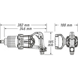 Hazet 9014PS-1 1″ Impact wrench ∙ 3400 Nm